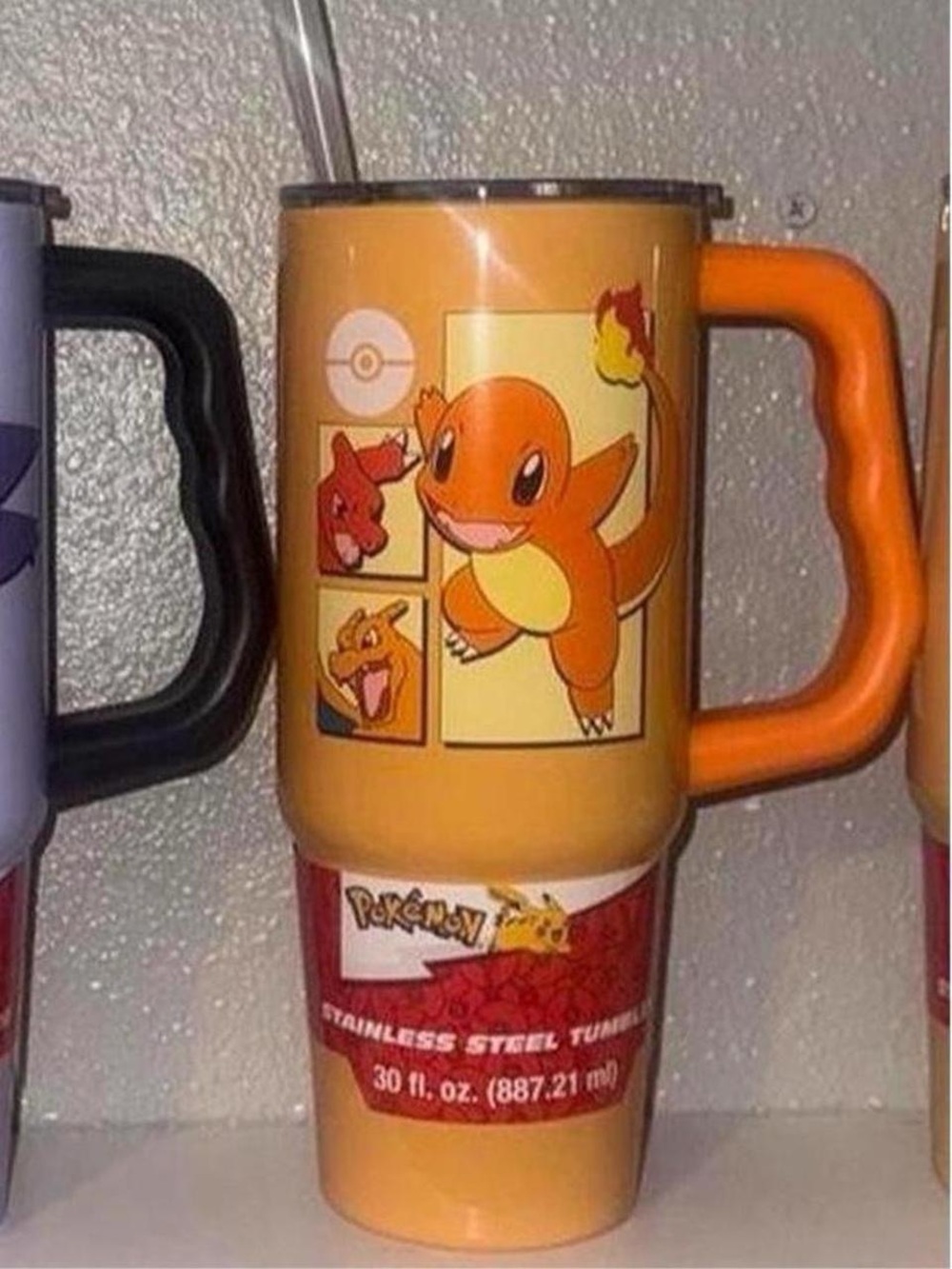 Silver Buffalo | 2026 Pokemon Charmander 30oz Stainless Steel Tumbler (1)